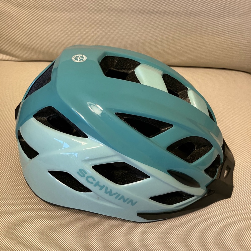 Schwinn Teal and Gray Cycling Helmet